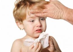 Первые симптомы гриппа у ребенка
